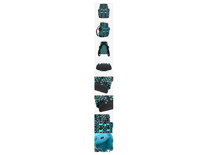 Louis Vuitton Christopher MM Black Light Blue Blau - Ansicht 2
