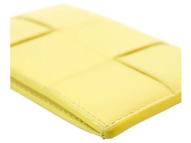 Bottega Veneta Tarjetero cartera Cassette amarillo - vista 5