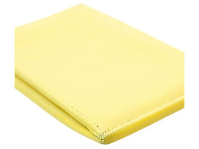 Bottega Veneta Tarjetero cartera Cassette amarillo - vista 6