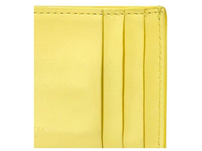 Bottega Veneta Tarjetero cartera Cassette amarillo - vista 7