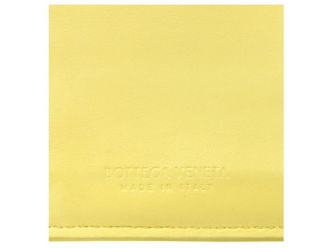 Bottega Veneta Tarjetero cartera Cassette amarillo - vista 8