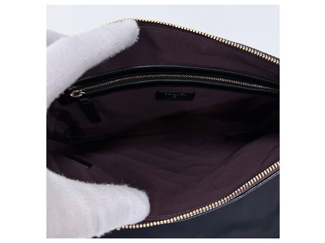 Chanel Clutch Classic Caviar Logo CC Black Series Nero - vista 6