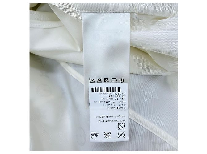 Louis Vuitton Giacca a vento con cappuccio Monogram da donna Condizione/Taglia Bianco - vista 7