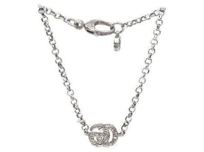 Gucci Pulseira Dupla de Prata - vista 2