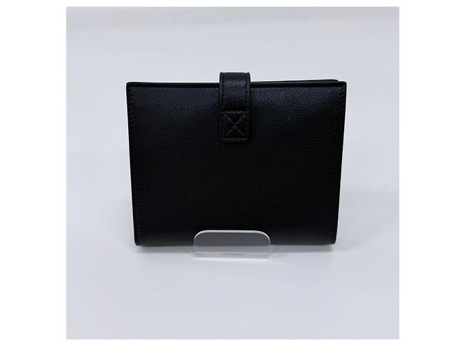 Chanel Portacarte a soffietto con logo dorato Nero - vista 8