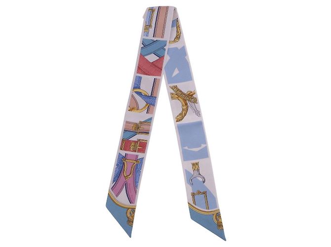 Hermès Cavalcadour Remix Twilly Rosa - vista 7