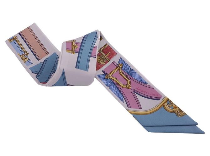 Hermès Cavalcadour Remix Twilly Rosa - vista 9