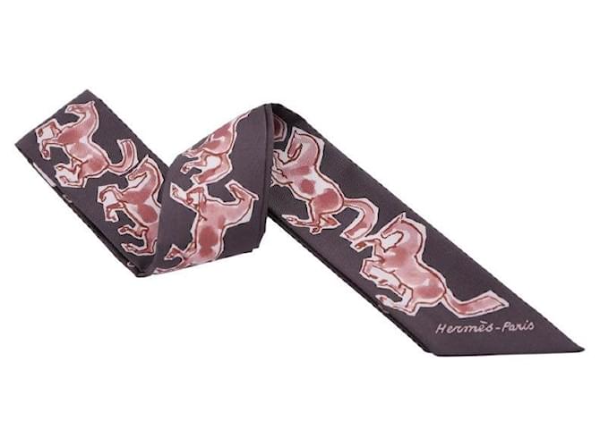 Hermès Chevaux en Libert Twilly Marrone - vista 9