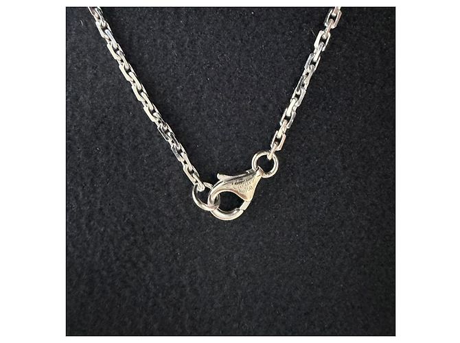 Cartier Collana Love Semi Pavé Diamanti Oro Bianco - vista 6