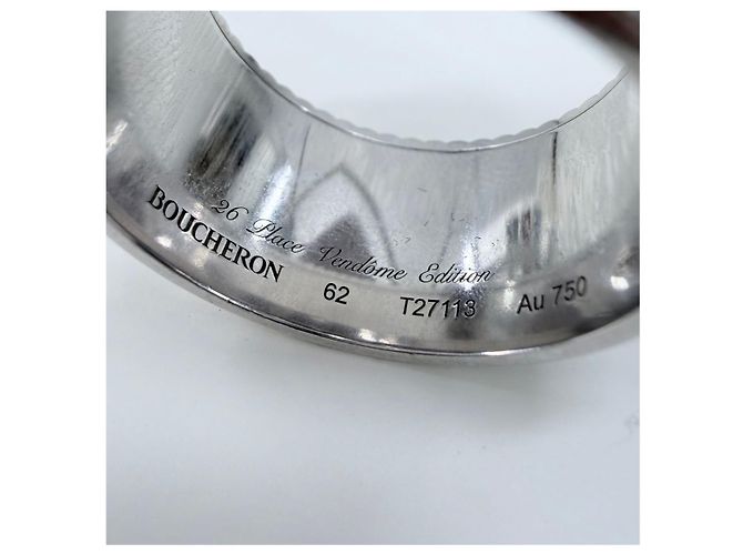 Boucheron Quattro Radiant Edition Diamond Ring White Gold - view 6