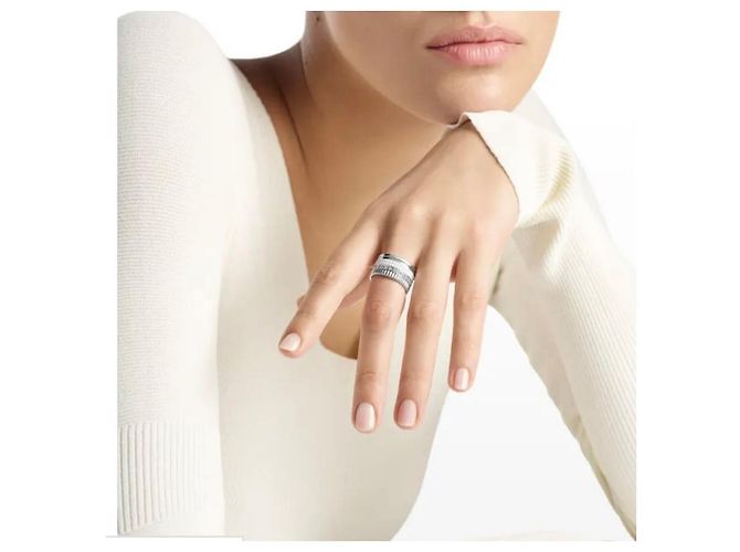 Boucheron Quattro Radiant Edition Diamond Ring White Gold - view 7