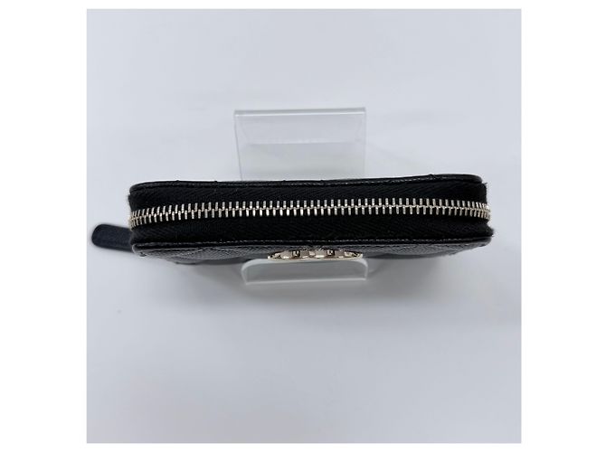 Chanel Portamonete Classic Caviar da Donna Nero - vista 4