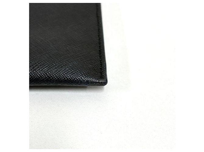 Prada Pochette Saffiano avec logo triangle Noir - vue 10