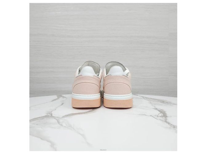 Chanel Sneakers in cotone rosa - vista 3