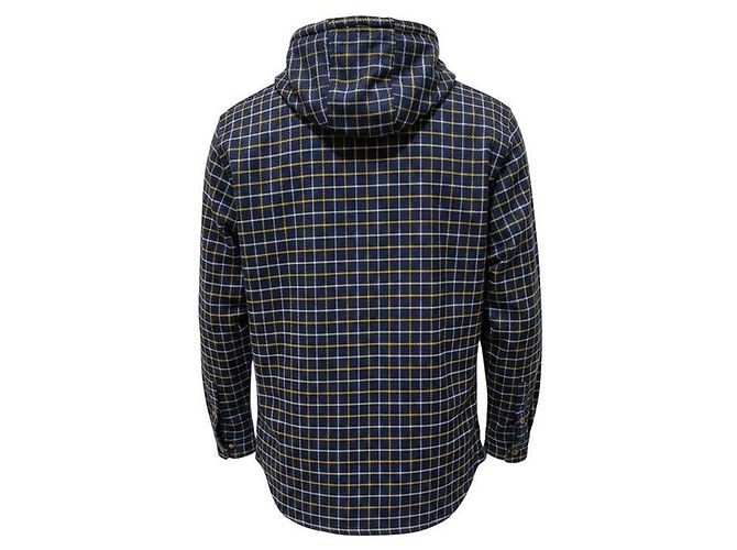 Marni Giacca con cappuccio e zip blu navy da uomo - vista 2