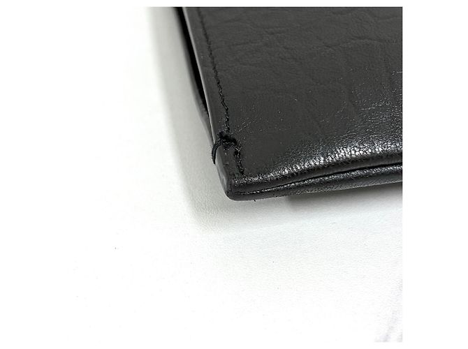 Saint Laurent Borsa a pochette in pelle Monogram Nero - vista 8