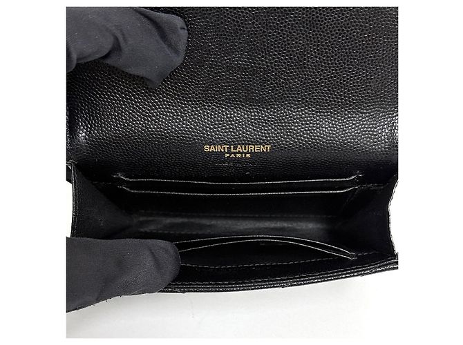 Saint Laurent Tarjetero sobre negro - vista 10