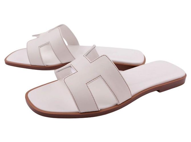 Hermès Sandalen Weiß - Ansicht 11