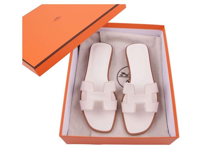 Hermès Sandalen Weiß - Ansicht 7