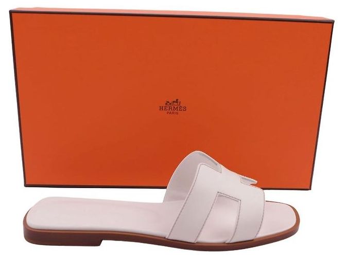 Hermès Sandalen Weiß - Ansicht 8