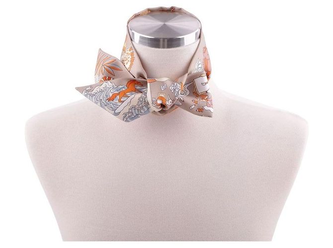 Hermès Hippica Twilly Marrone - vista 10