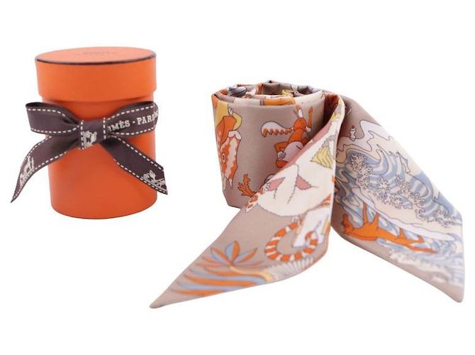 Hermès Hippica Twilly Marrone - vista 11