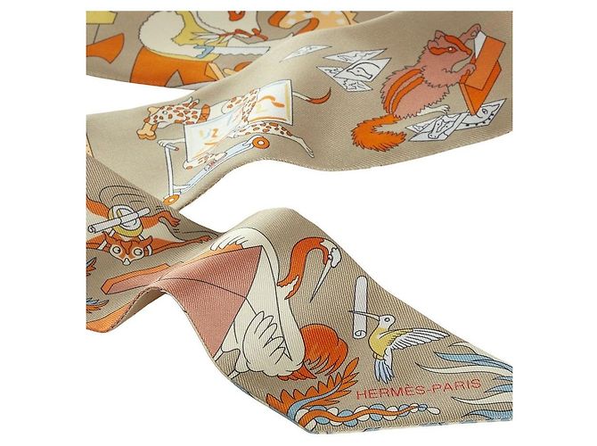 Hermès Hippica Twilly Marrone - vista 5