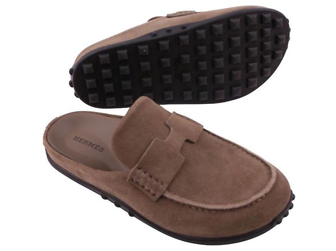 Hermès Mix Mule Marrone - vista 12