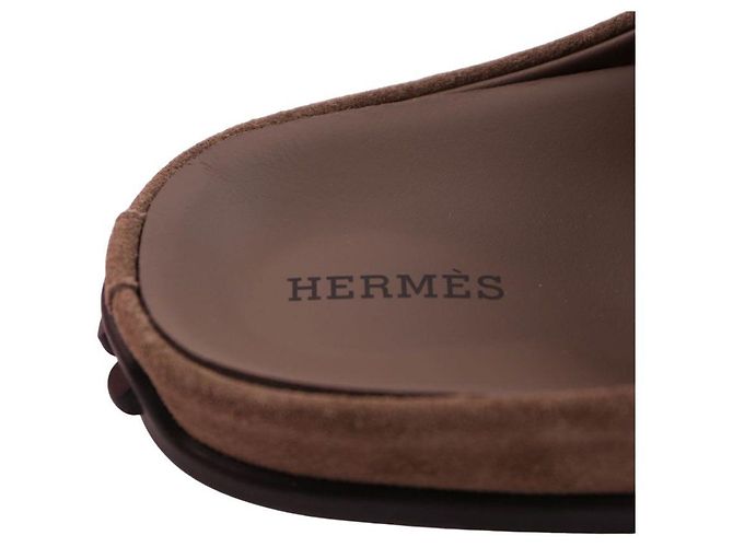 Hermès Mix Mule Marrone - vista 13