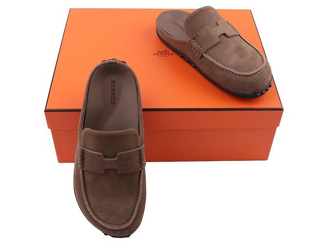 Hermès Mix Mule Marrone - vista 7