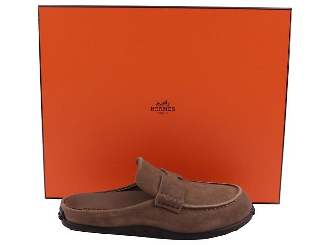 Hermès Mix Mule Marrone - vista 8