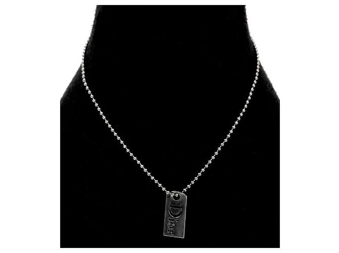 Collana Dior Plate Argento Metallo - vista 5