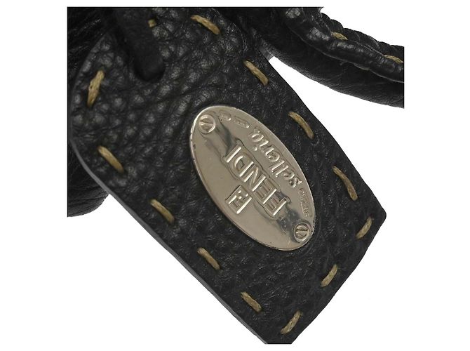Fendi Selleria Frame Doctor Leather Mini Negro - vista 4
