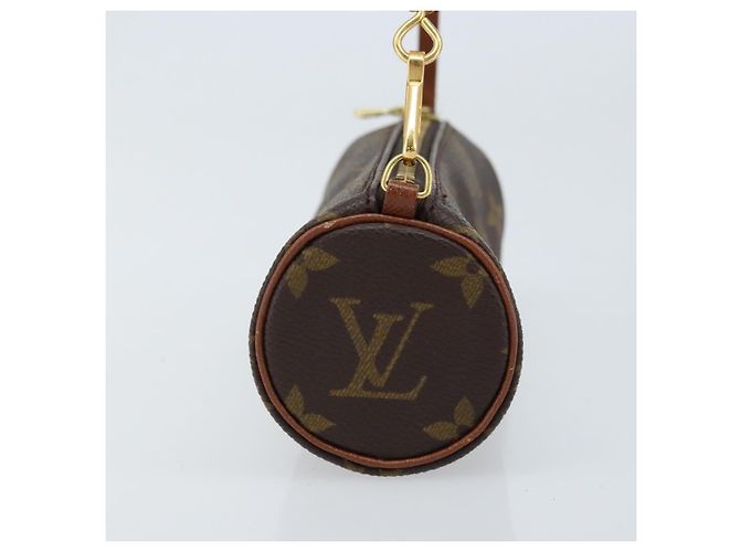 Louis Vuitton Papillon Pochette Monogram Canvas Mini Marrone - vista 3