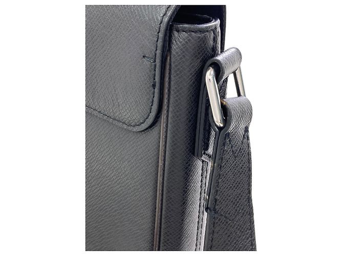 Borsa a tracolla Louis Vuitton Roman PM Nero - vista 12
