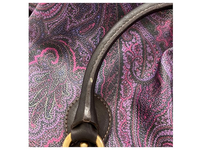 Etro Tote Bag mit Paisley-Muster Lila - Ansicht 14