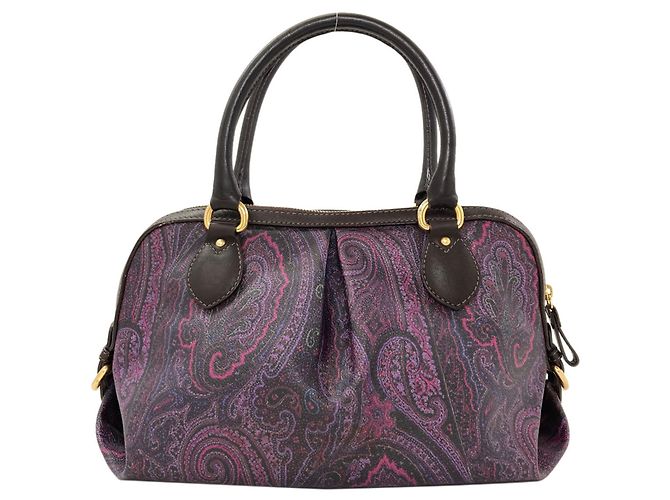 Etro Tote Bag mit Paisley-Muster Lila - Ansicht 2