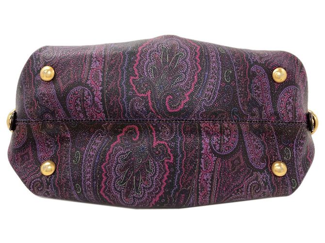 Etro Tote Bag mit Paisley-Muster Lila - Ansicht 4
