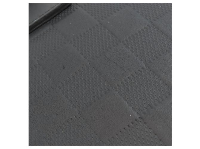 Borsa Louis Vuitton Damier Infini Port Document Jour Nero - vista 13