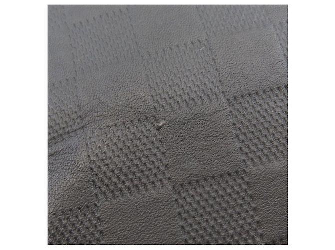 Borsa Louis Vuitton Damier Infini Port Document Jour Nero - vista 14