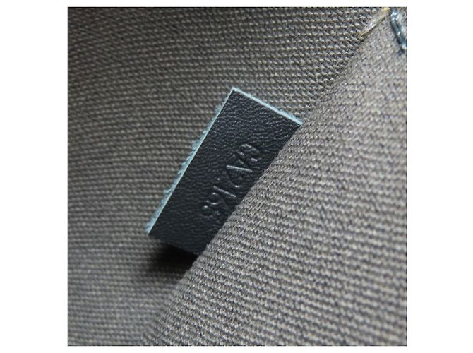 Borsa Louis Vuitton Damier Infini Port Document Jour Nero - vista 6