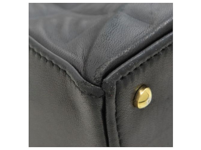 Chanel Chocolate Bar Tote Bag aus Lammleder Schwarz - Ansicht 20