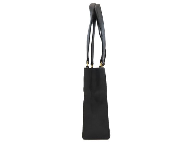 Chanel Chocolate Bar Tote Bag aus Lammleder Schwarz - Ansicht 3
