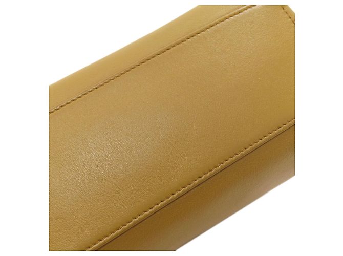 Borsa Fendi Peekaboo Mini 2-Way Marrone Giallo Blu navy - vista 13