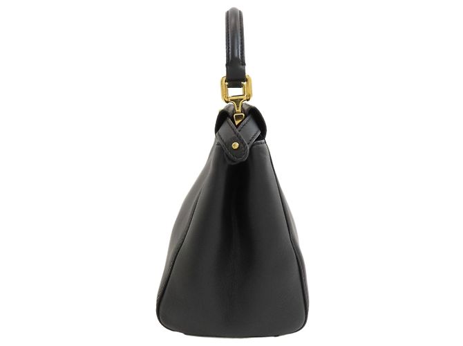 Borsa Fendi Peekaboo Mini 2-Way Nero - vista 3