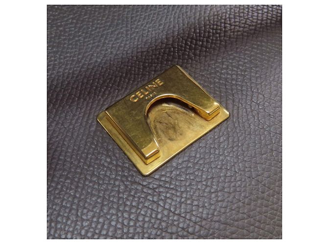 Céline Borsa a mano 2-Way Celine Belt Bag Micro in vitello grigio Marrone - vista 12