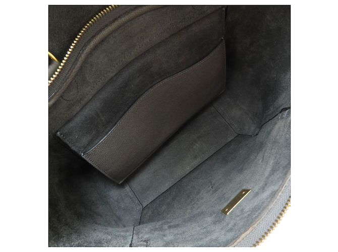 Céline Borsa a mano 2-Way Celine Belt Bag Micro in vitello grigio Marrone - vista 5