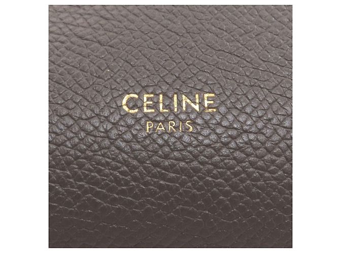 Céline Borsa a mano 2-Way Celine Belt Bag Micro in vitello grigio Marrone - vista 6
