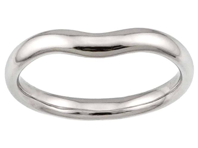 Tiffany & Co. Wide Curved Band Ring aus Platin - Ansicht 2