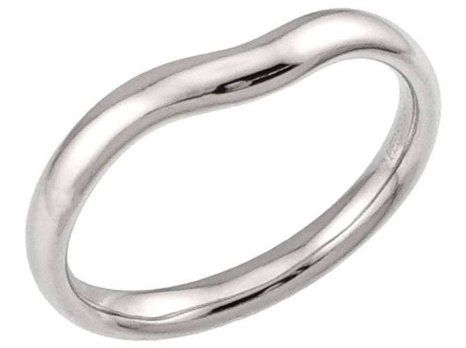 Tiffany & Co. Wide Curved Band Ring aus Platin - Ansicht 5